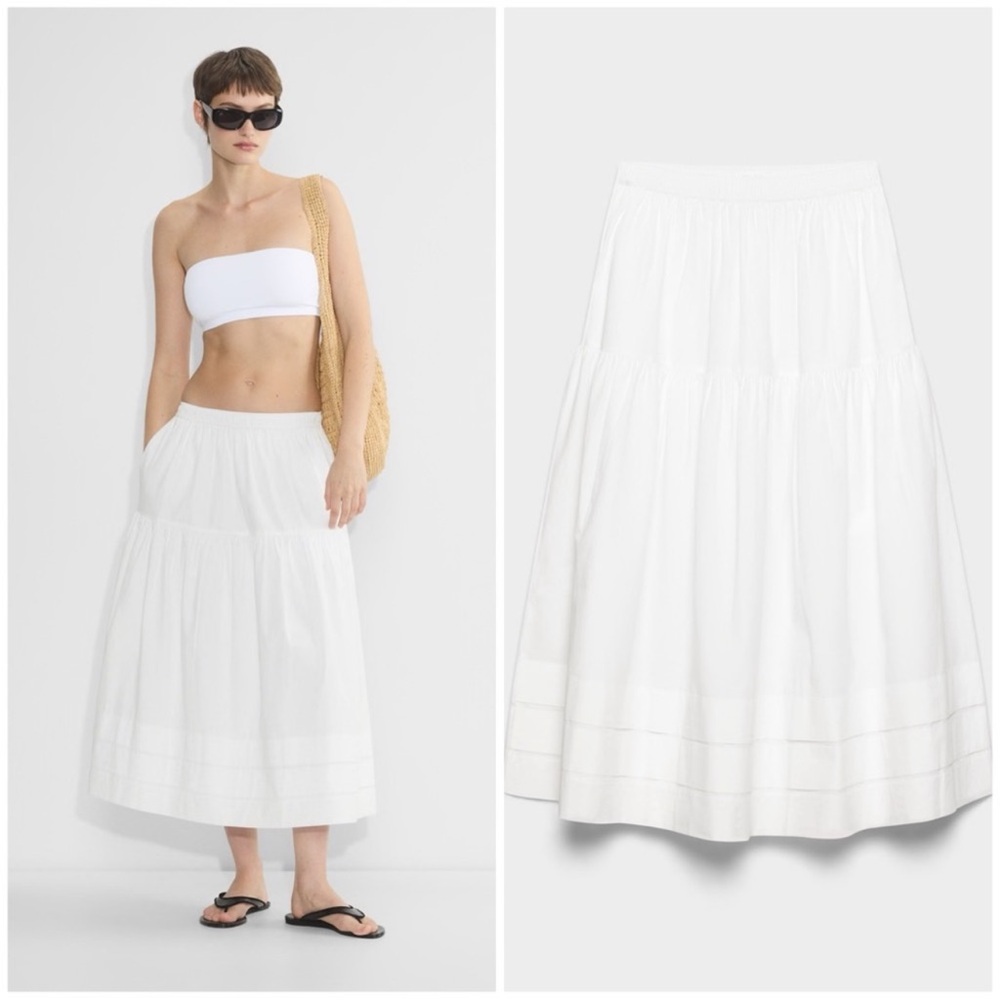 Aritzia White Maxi Skirt NWT